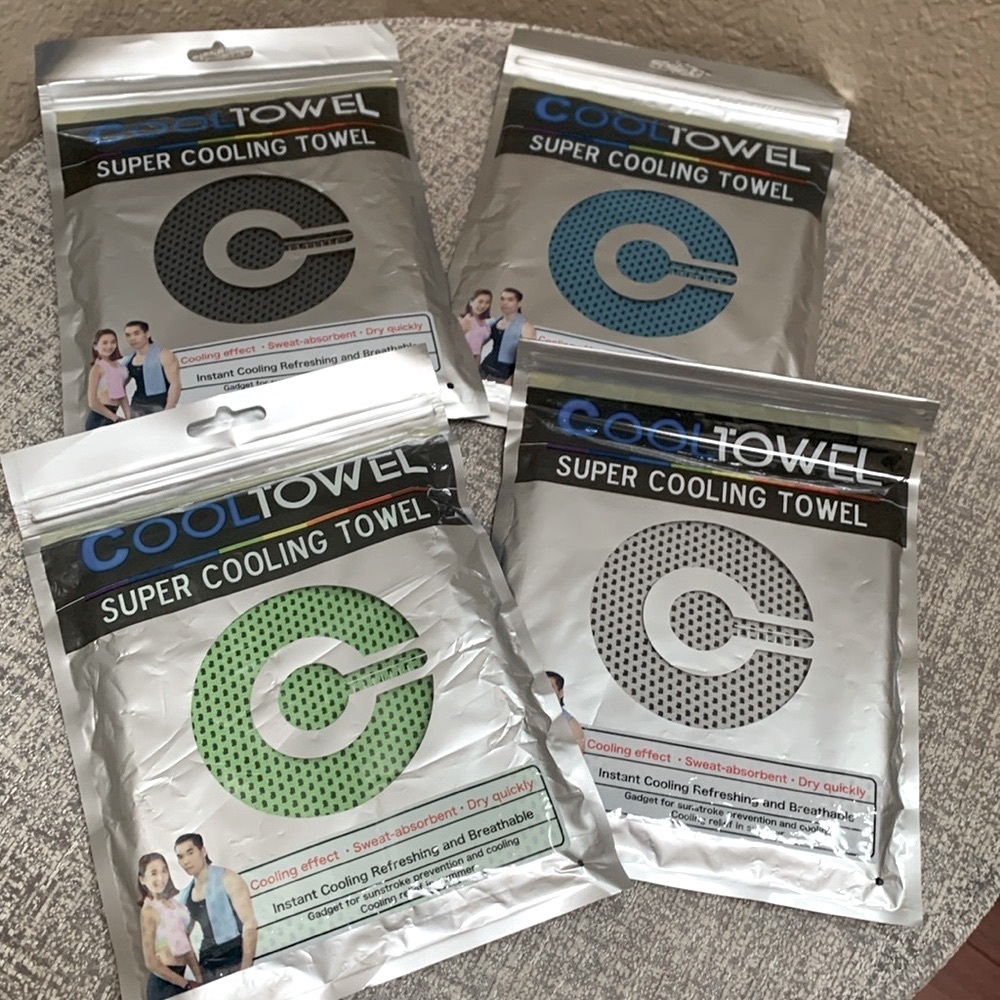 🔹NEW.. Cool Towel Super Cooling Towel Quick Drying Sweat Absorbent..